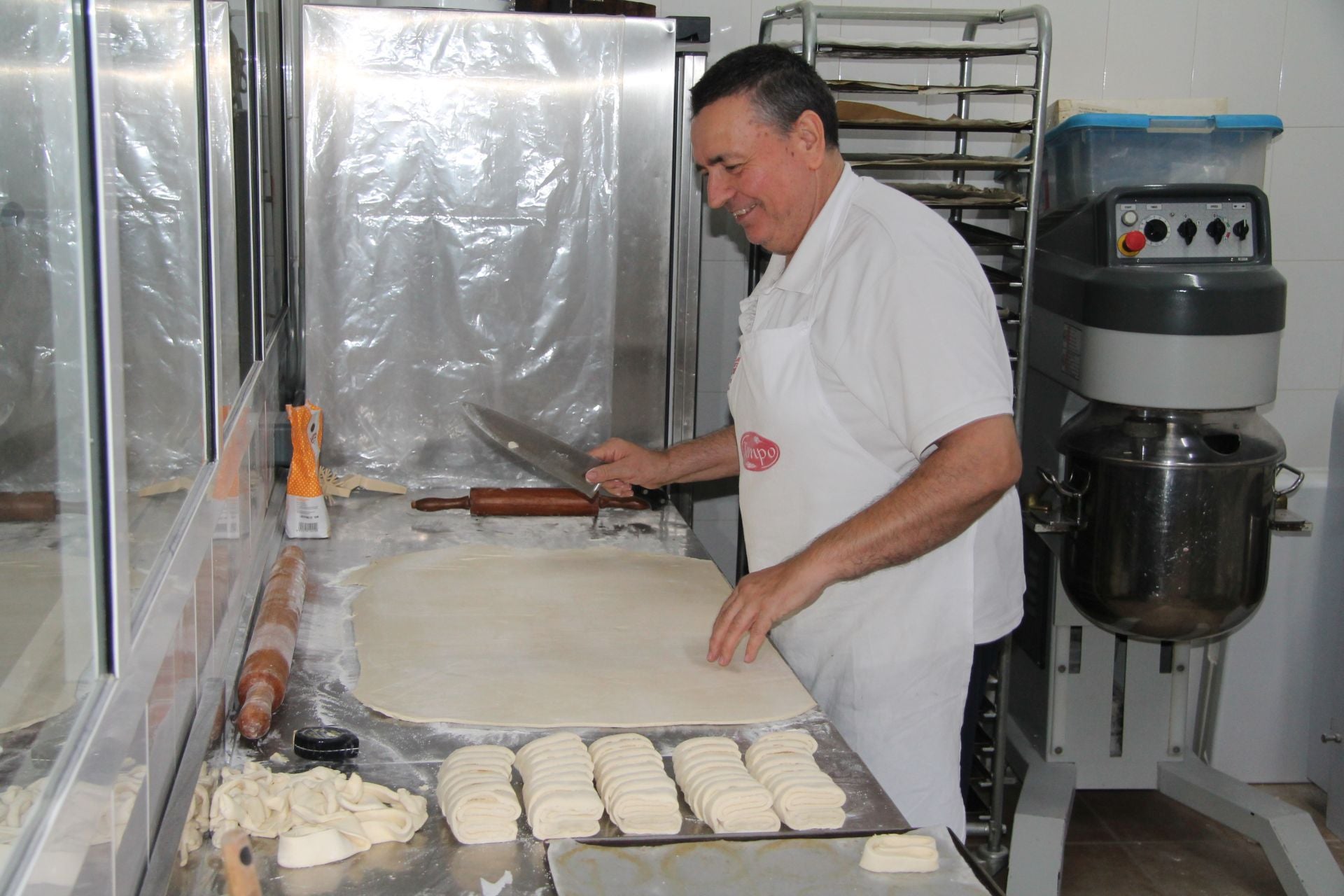Claudio Campos es la cuarta generación de una familia dedicada a la panadería.
