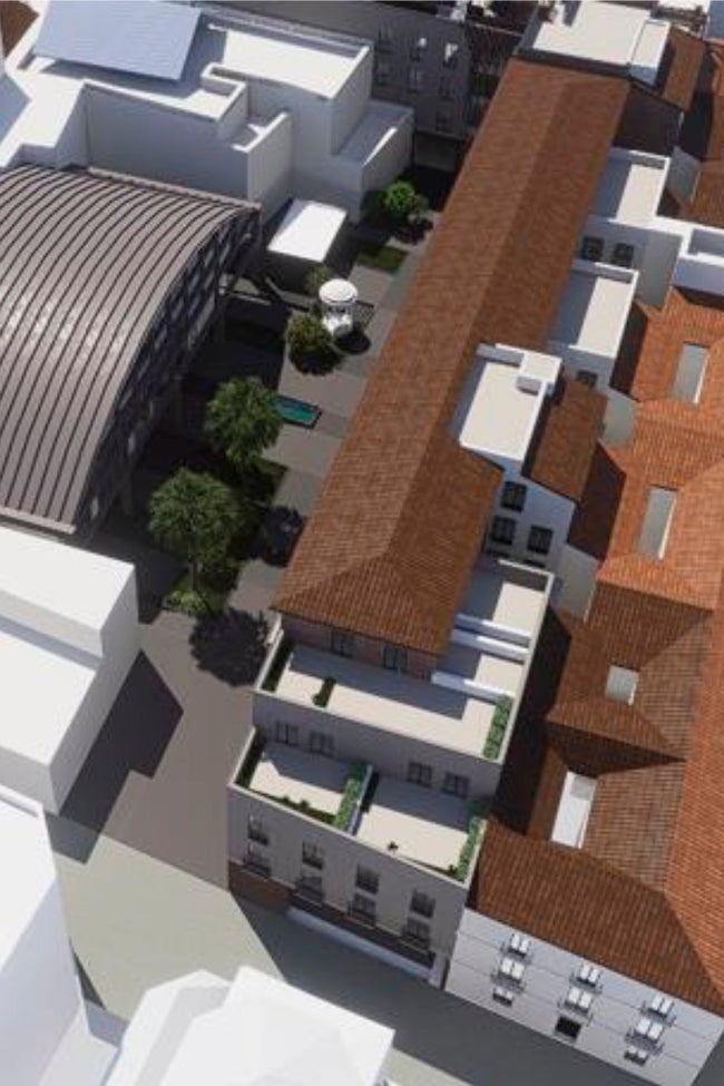Imagen virtual del proyecto visto desde arriba.
