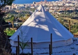 Yurta, el alojamiento que cada vez tiene más adeptos en Málaga