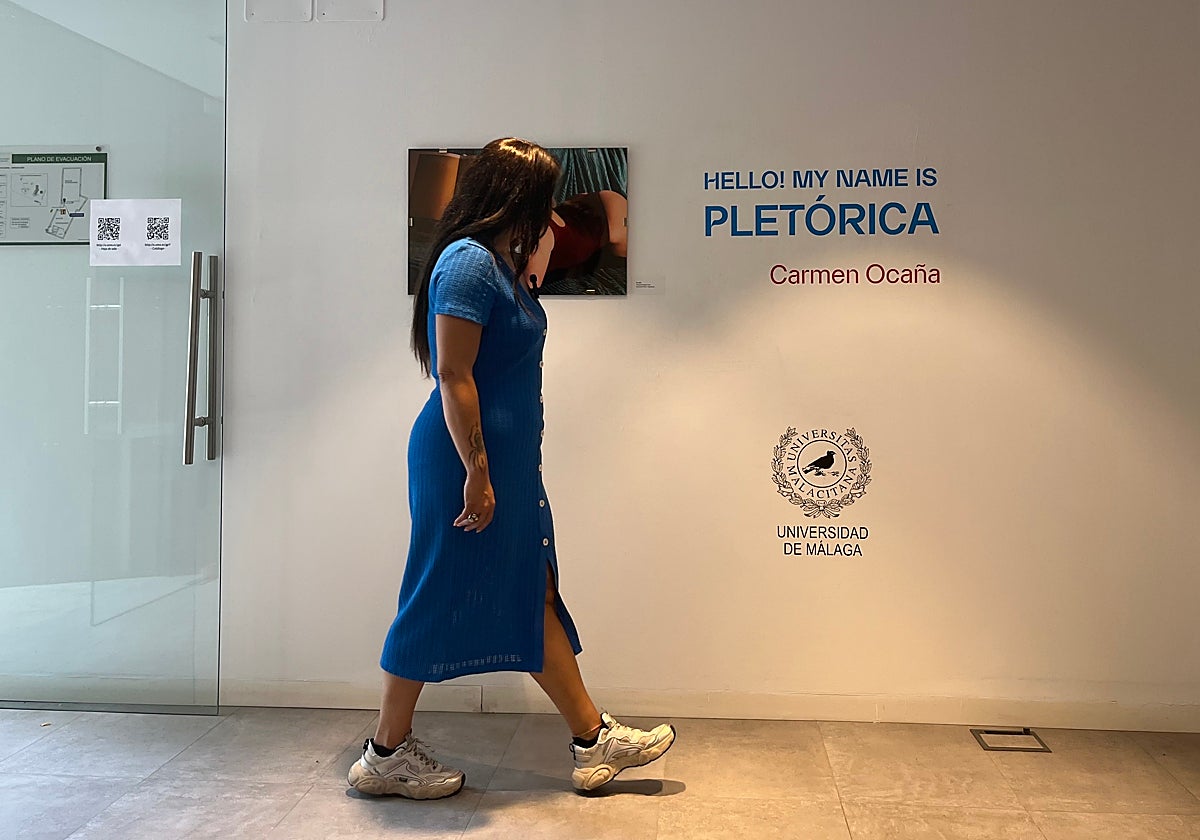 Carmen Ocaña, en el Espacio Cero del Contenedor Cultural.