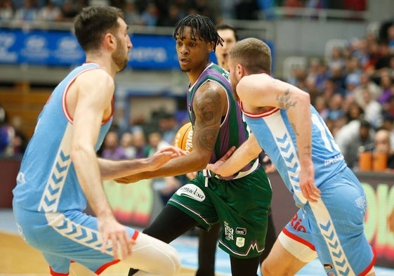 Tyson Carter, en el partido contra el Breogán.