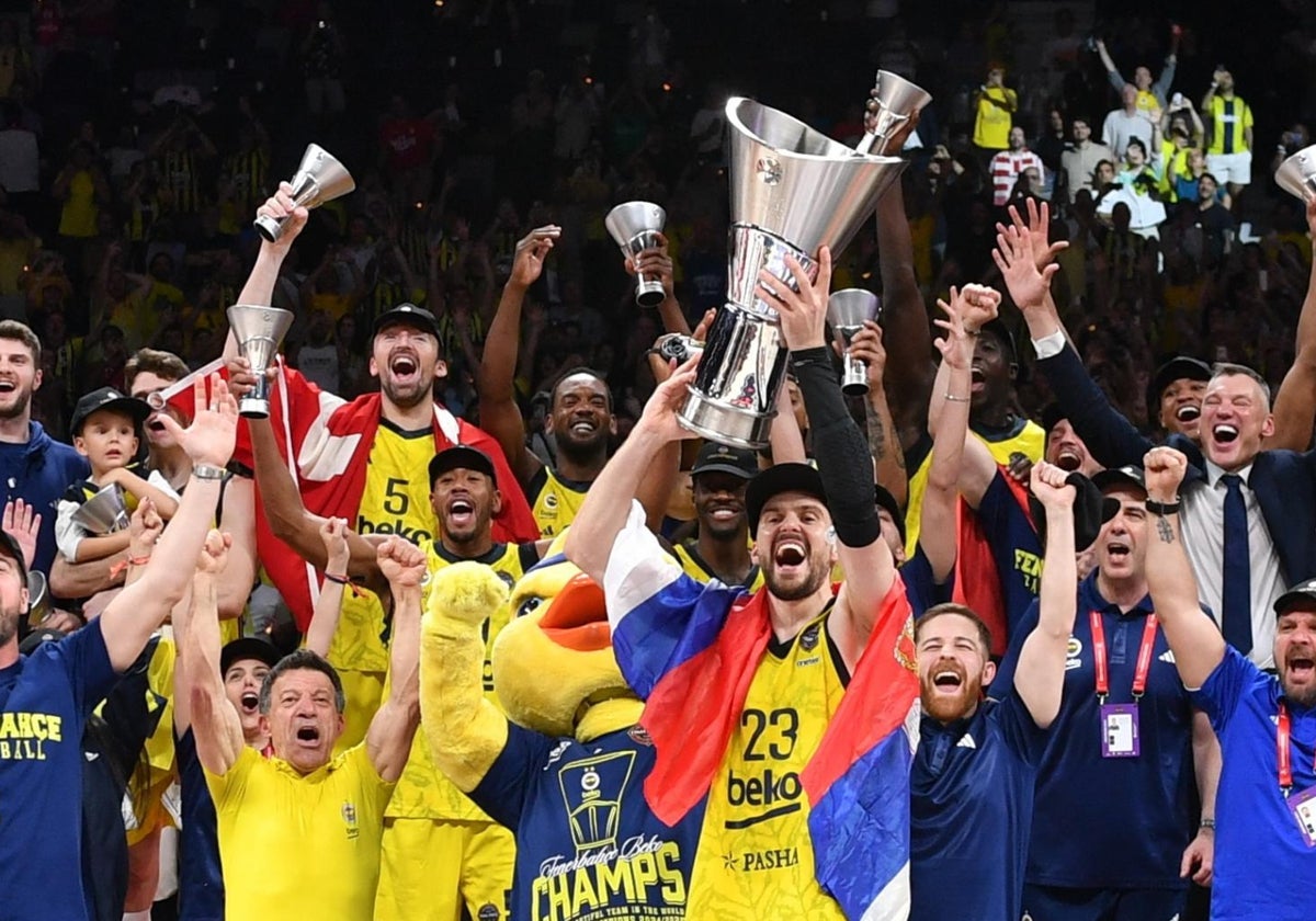 El Fenerbahçe ganó la Euroliga la semana pasada.
