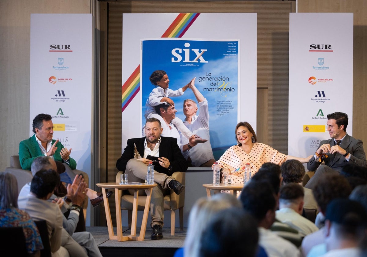 Imagen principal - Los protagonistas de la presentación de SIX.