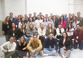 El equipo de Windup durante una jornada de teambuilding.