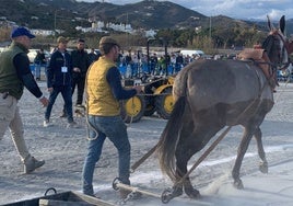 Imagen de una edición anterior del concurso de enganches en Nerja.