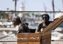 La Fura dels Baus promociona su nuevo espectáculo 'Sons' en el Muelle Uno