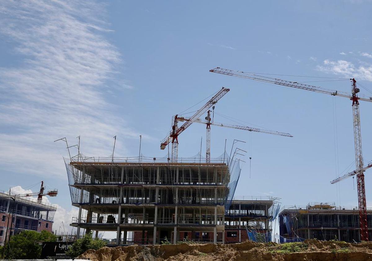Construcción de VPO al oeste del campus de Teatinos.