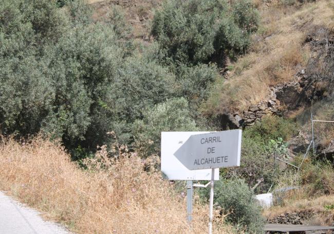 Desvío por el Camino de Alcahuete