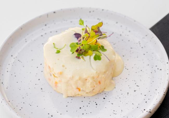 En Caléndula le añaden una espuma de aceitunas casera al salir de cocina
