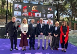 Imagen de la presentación de la edición del pasado año en los jardines de la cavidad nerjeña.