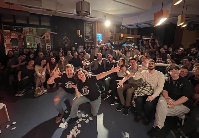 Sesión de Impro Pechá en La Polivalente, en la calle Lagunillas.