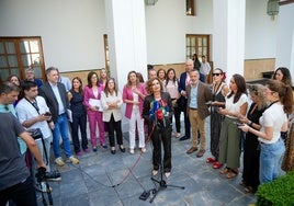 Montero, en su comparecencia del jueves en el Parlamento.