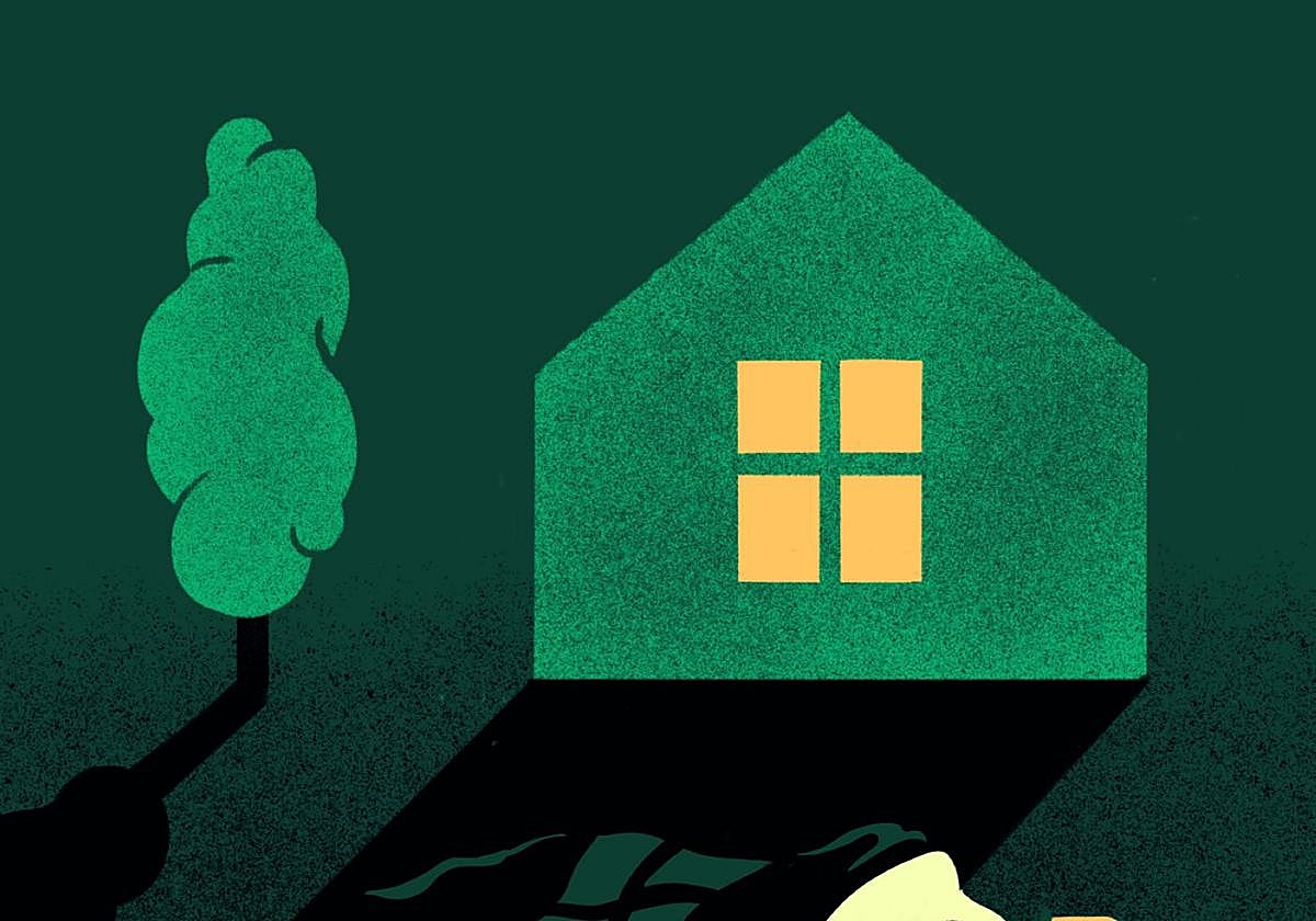 Una flor de plástico a la intemperie