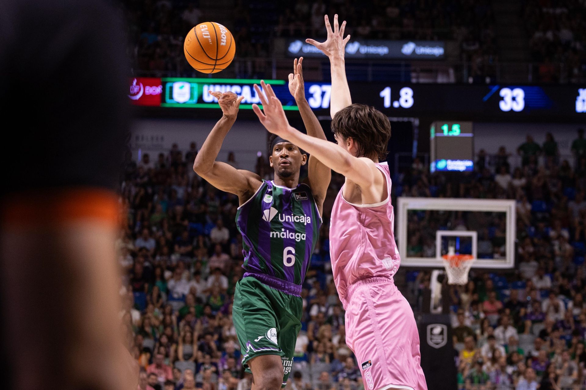 El Unicaja- Joventut, en imágenes