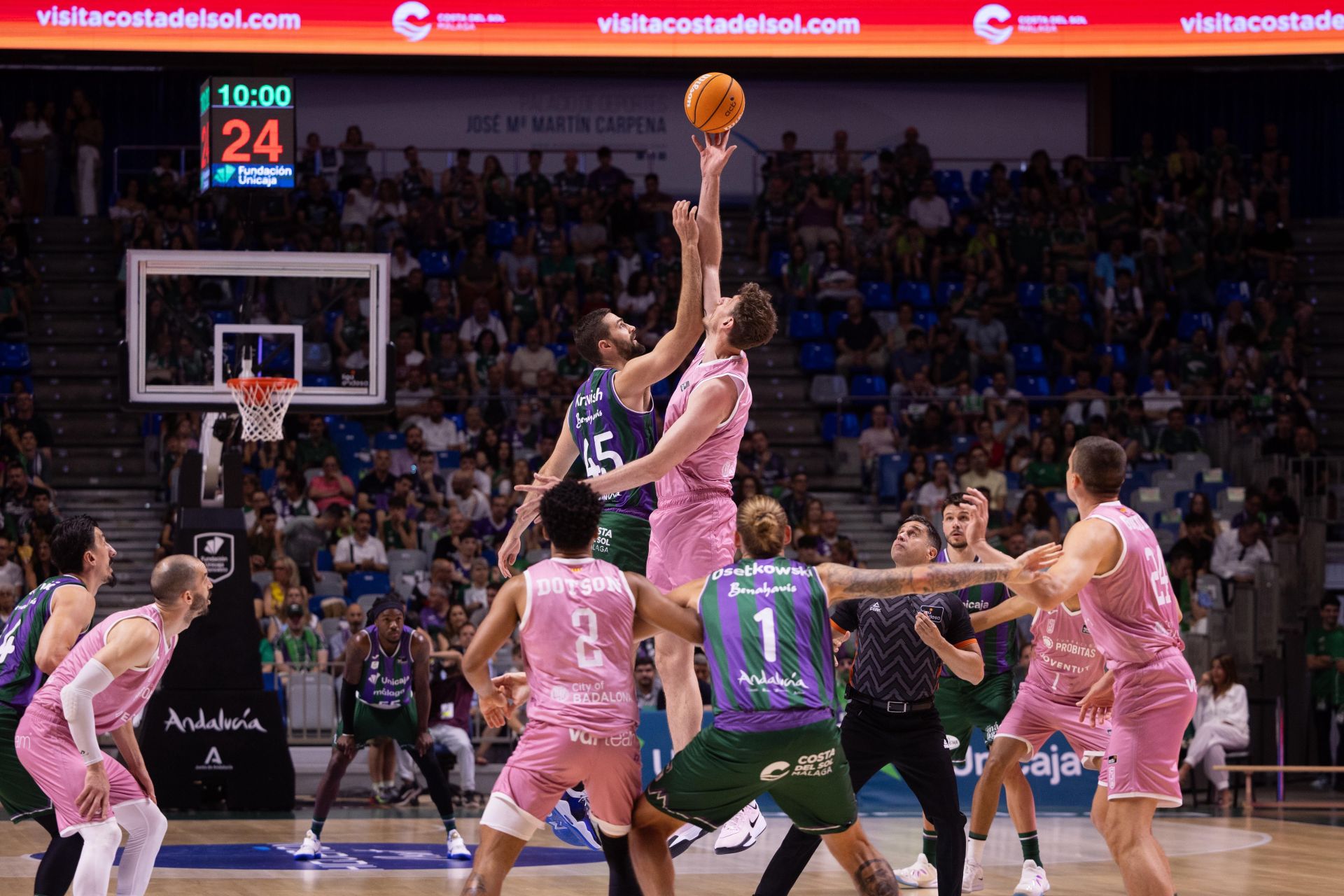 El Unicaja- Joventut, en imágenes