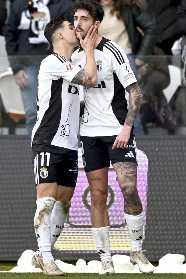 Álex Sancris y Fer Niño, dos futbolistas diferenciales del Burgos.