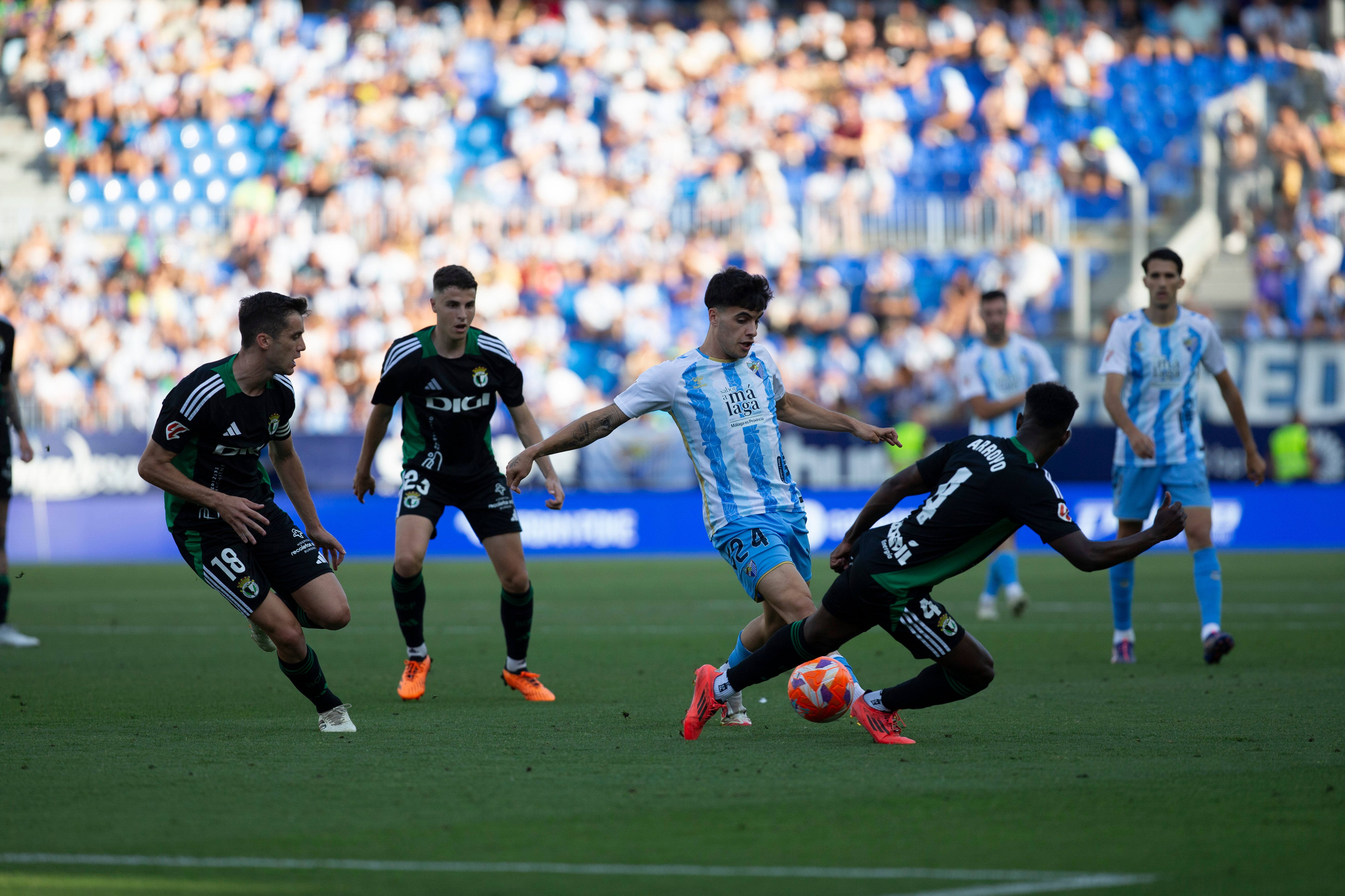 Las mejores imágenes del Málaga-Burgos