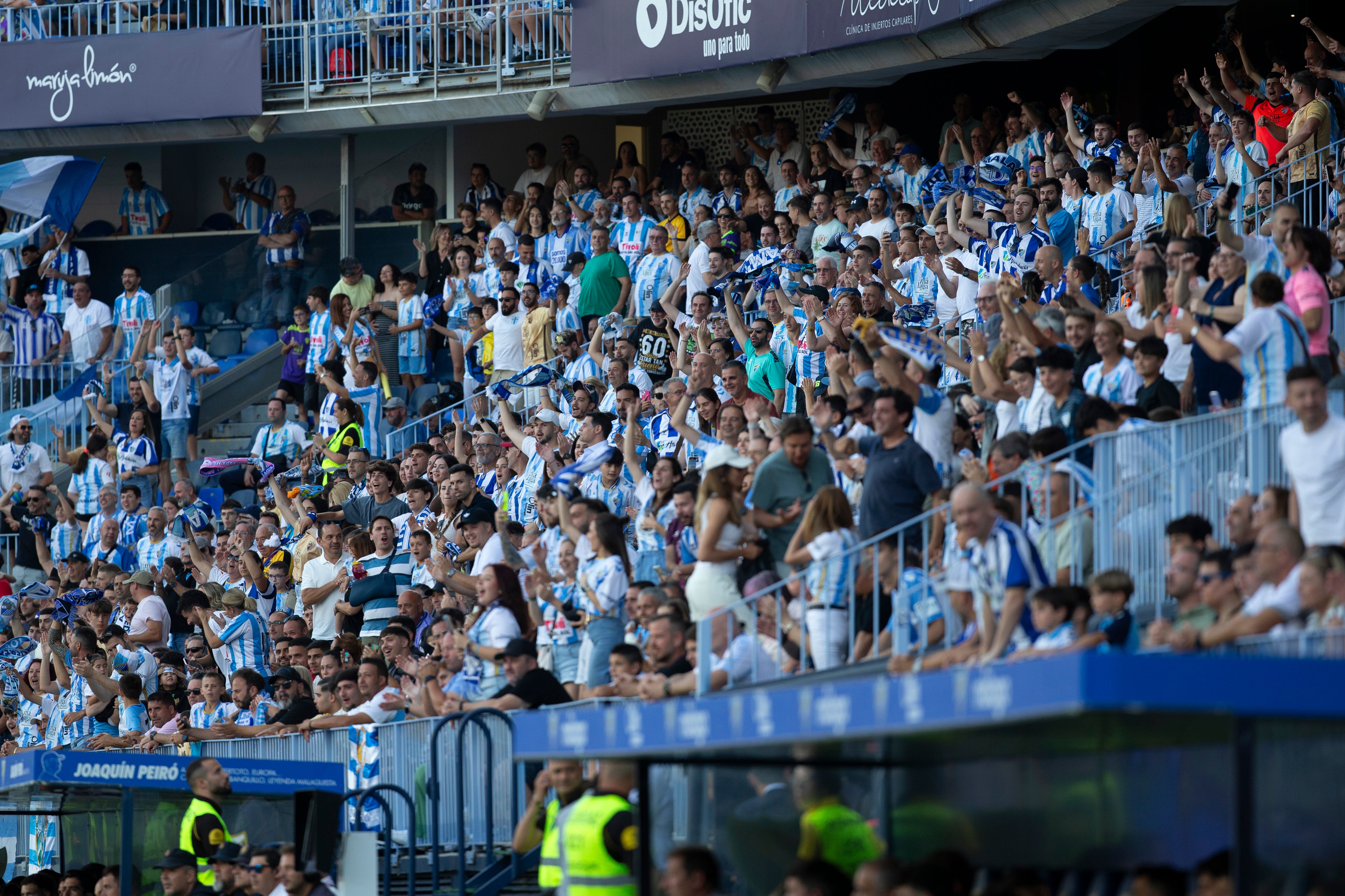 Las mejores imágenes del Málaga-Burgos