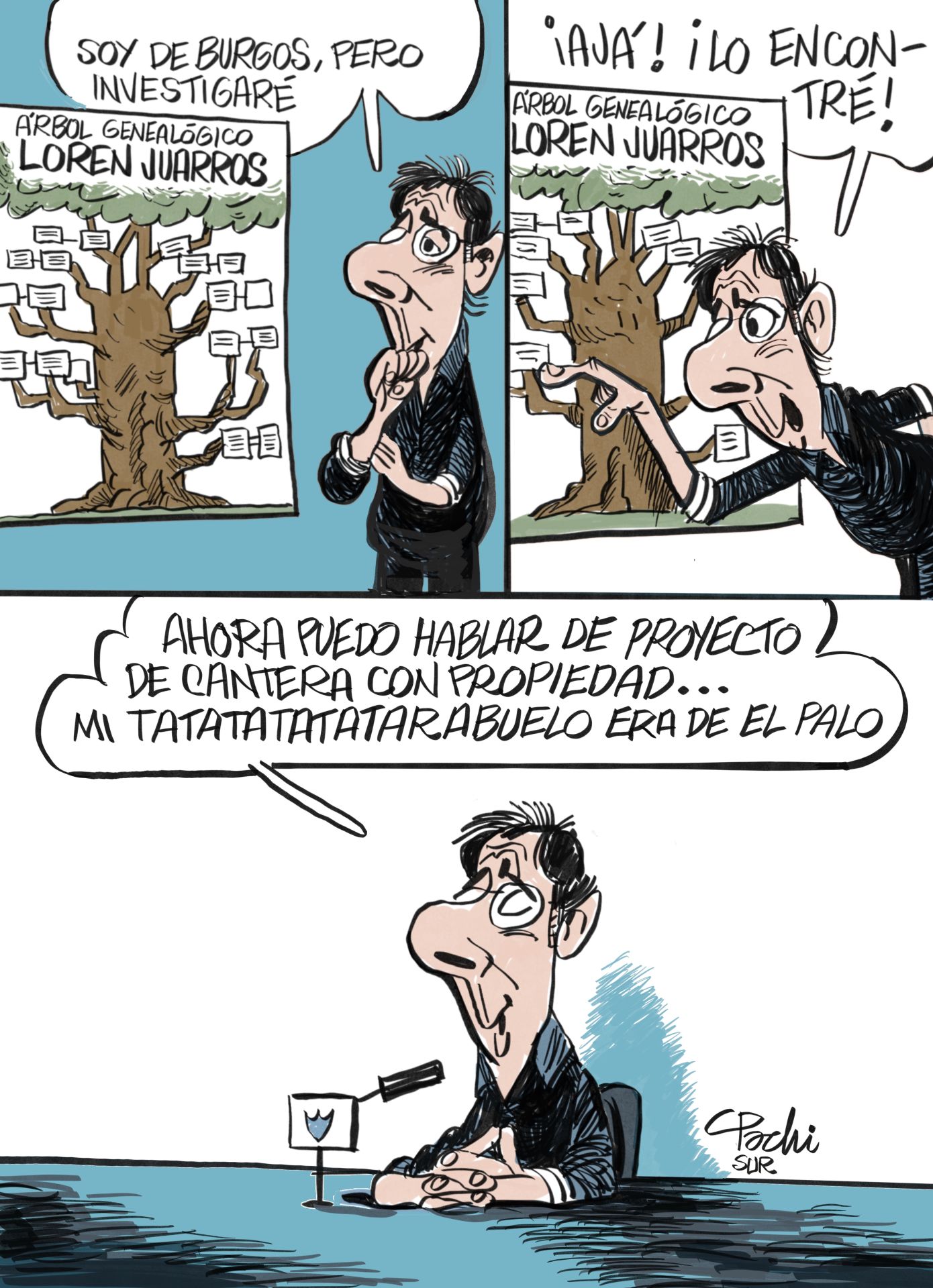 La actualidad deportiva del mes de mayo, en las viñetas de Pachi