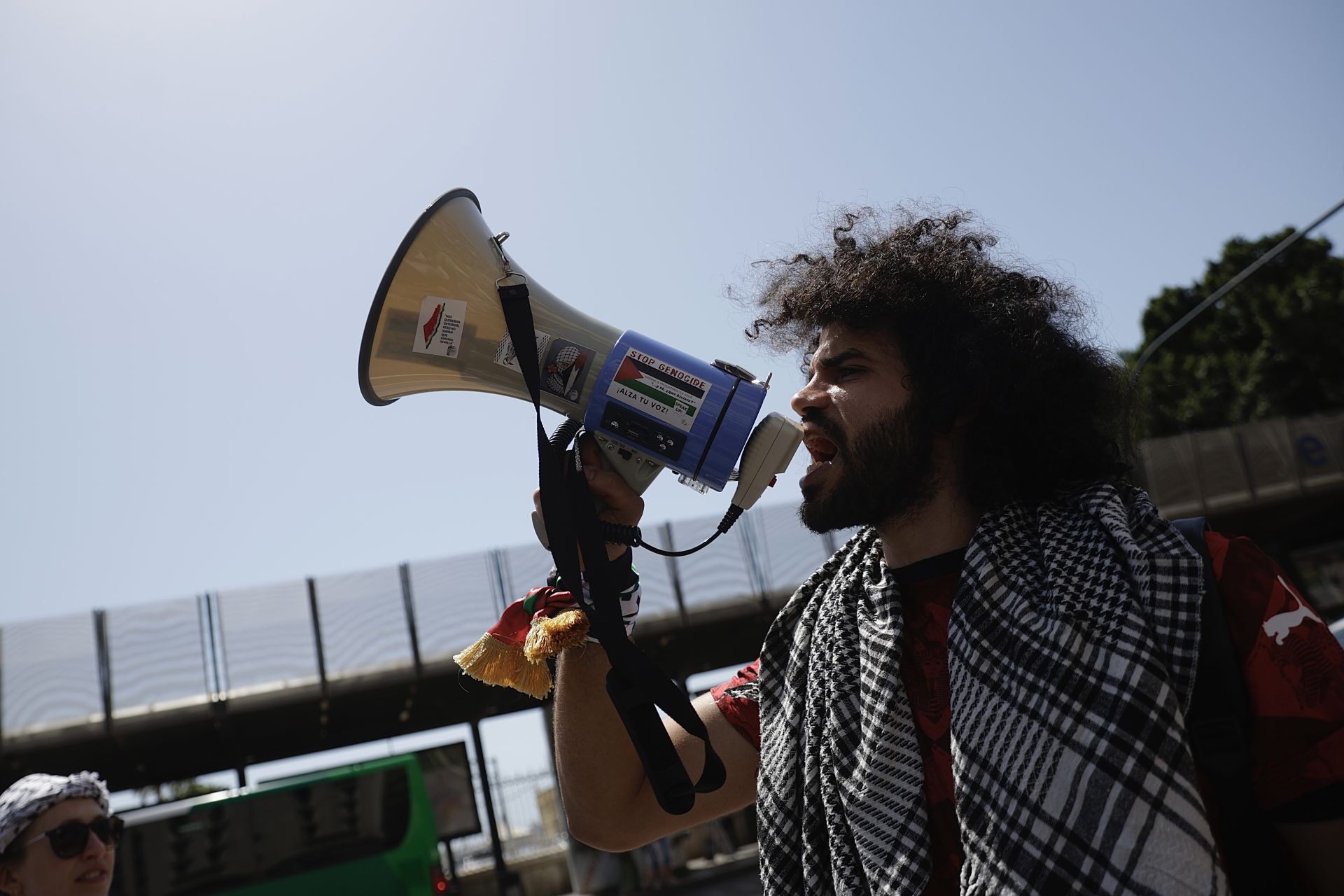 Medio millar de personas se manifiesta en Málaga contra el «genocidio en Palestina»