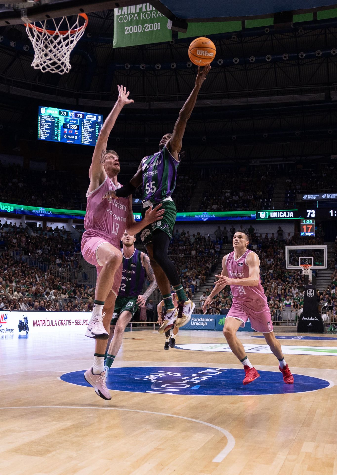 El Unicaja- Joventut, en imágenes