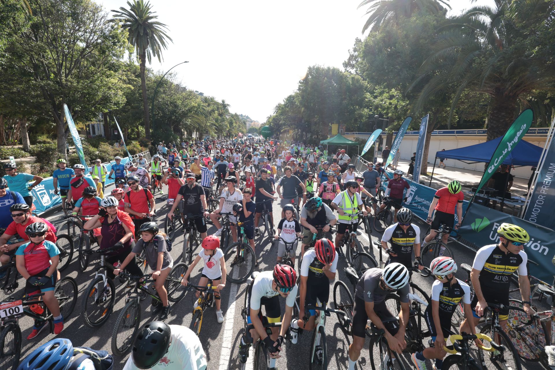 El XVIII Día de la Bici Ciudad de Málaga, en imágenes