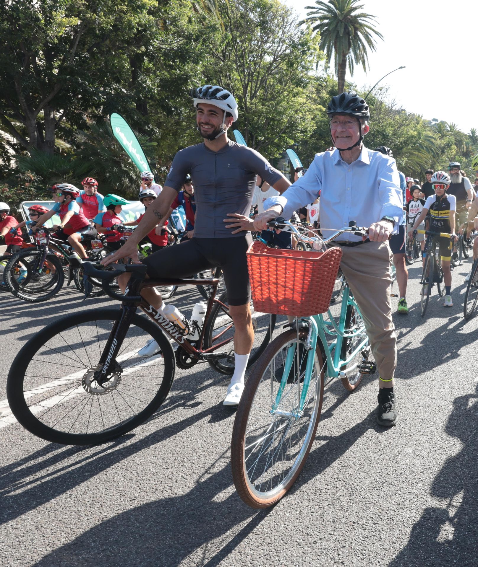 El XVIII Día de la Bici Ciudad de Málaga, en imágenes