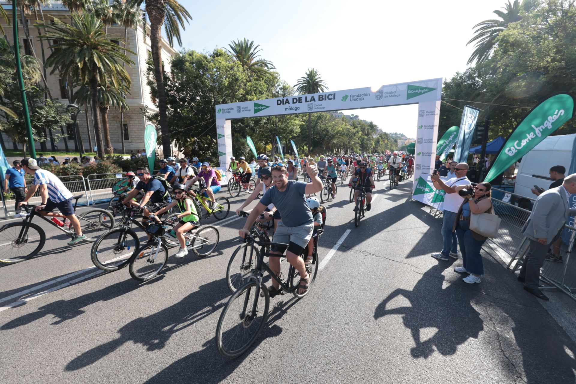 El XVIII Día de la Bici Ciudad de Málaga, en imágenes