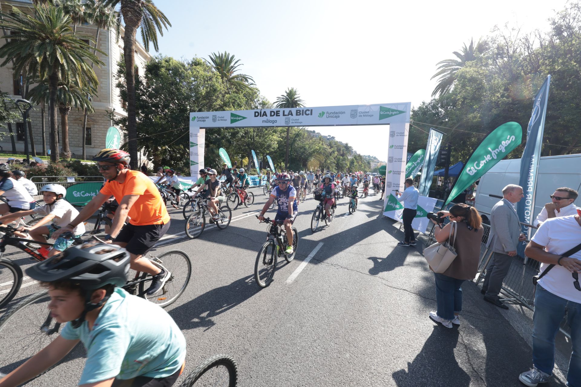 El XVIII Día de la Bici Ciudad de Málaga, en imágenes