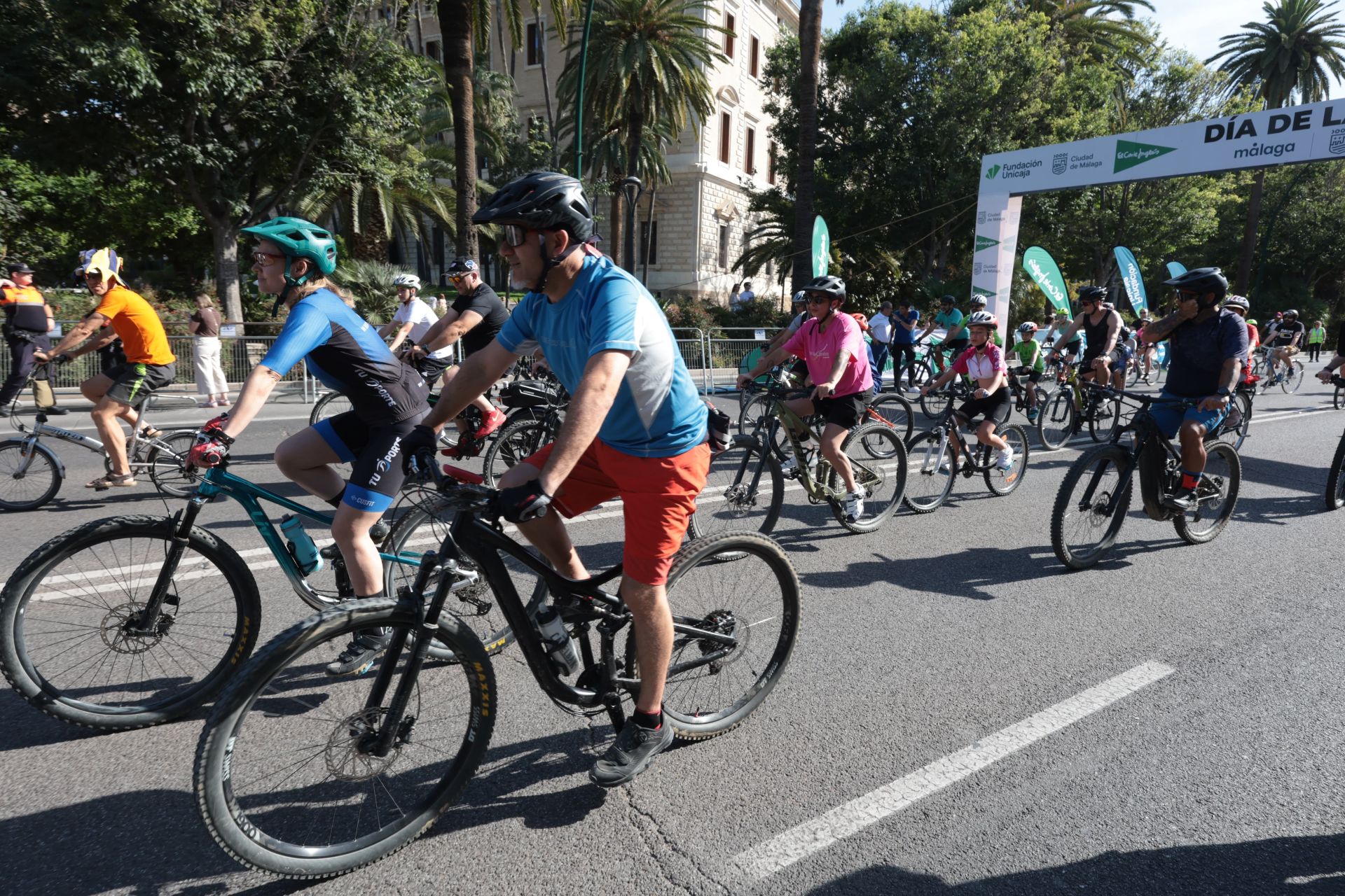 El XVIII Día de la Bici Ciudad de Málaga, en imágenes