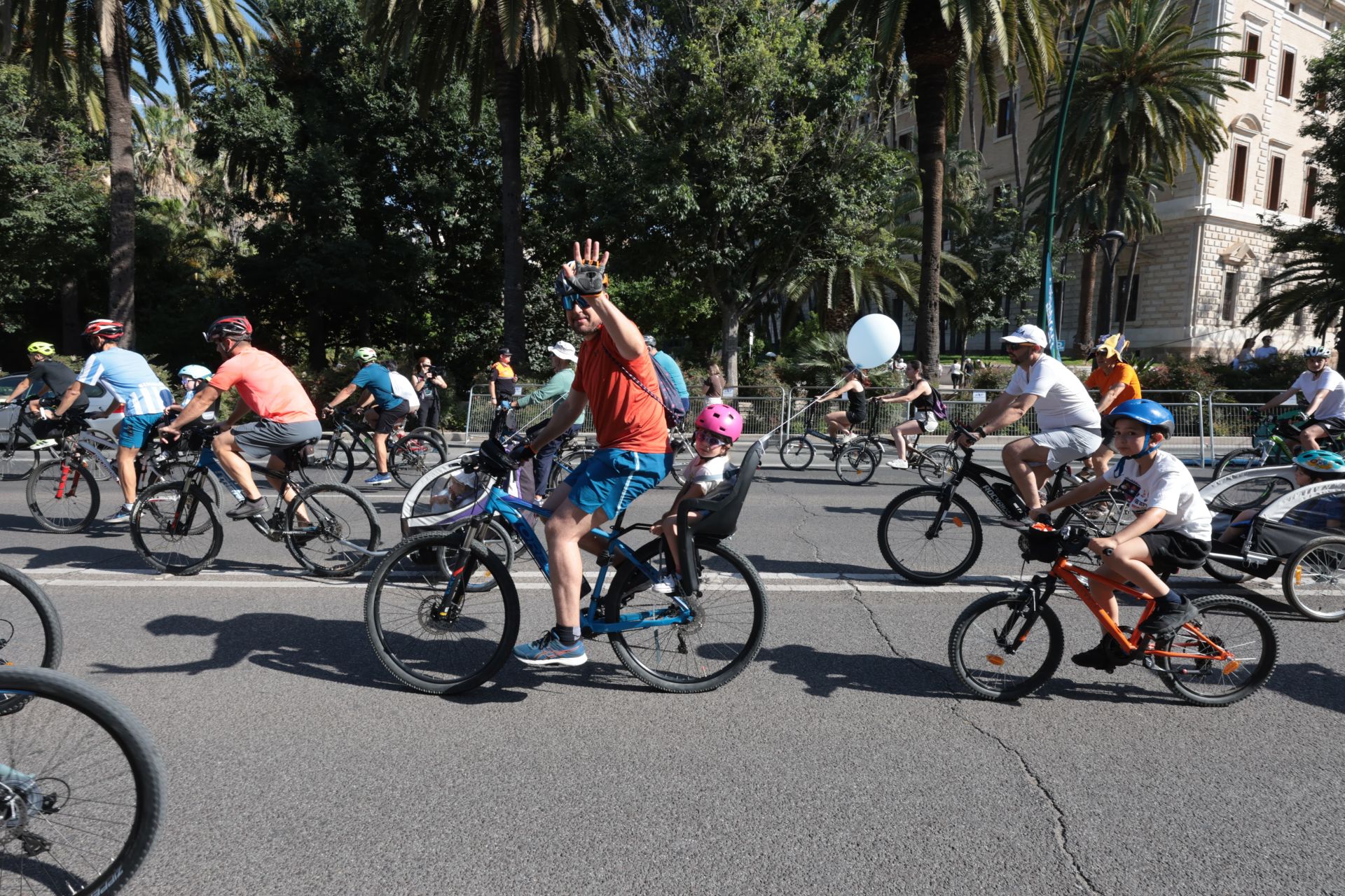 El XVIII Día de la Bici Ciudad de Málaga, en imágenes