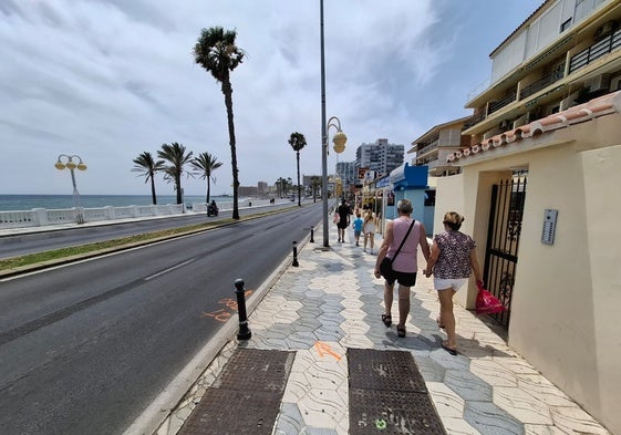Vista del tramo de la N-340 en el que se van a llevar a cabo las obras.