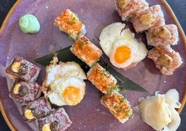 Fushimi Inari: sushi de calidad en la montaña en Málaga