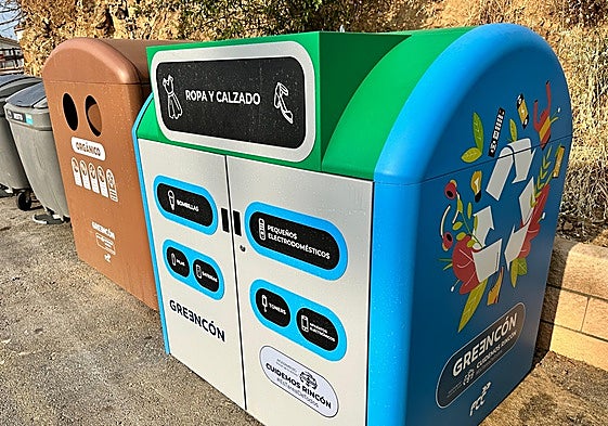 Uno de los puntos limpios instalados.