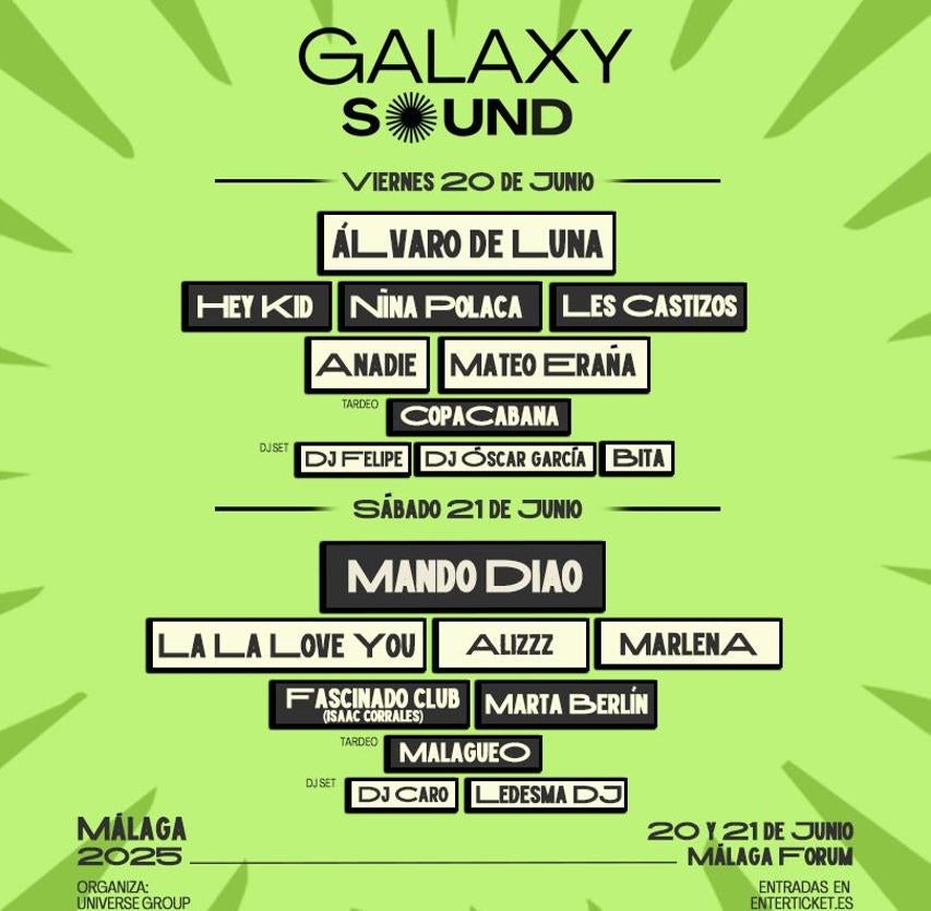 Una semana para inaugurar el verano bailando en Galaxy Sound