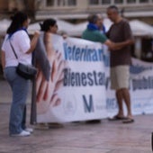 Un momento de la manifestación celebrada este sábado por las calles de Málaga.