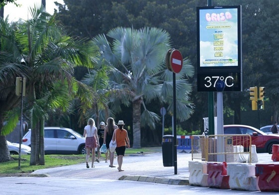 Aemet activa en Málaga el primer aviso del año por altas temperaturas