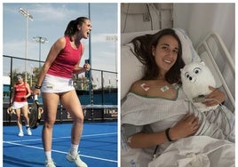 La jugadora de pádel malagueña Carmen Castillón, hospitalizada tras sufrir un tromboembolismo pulmonar