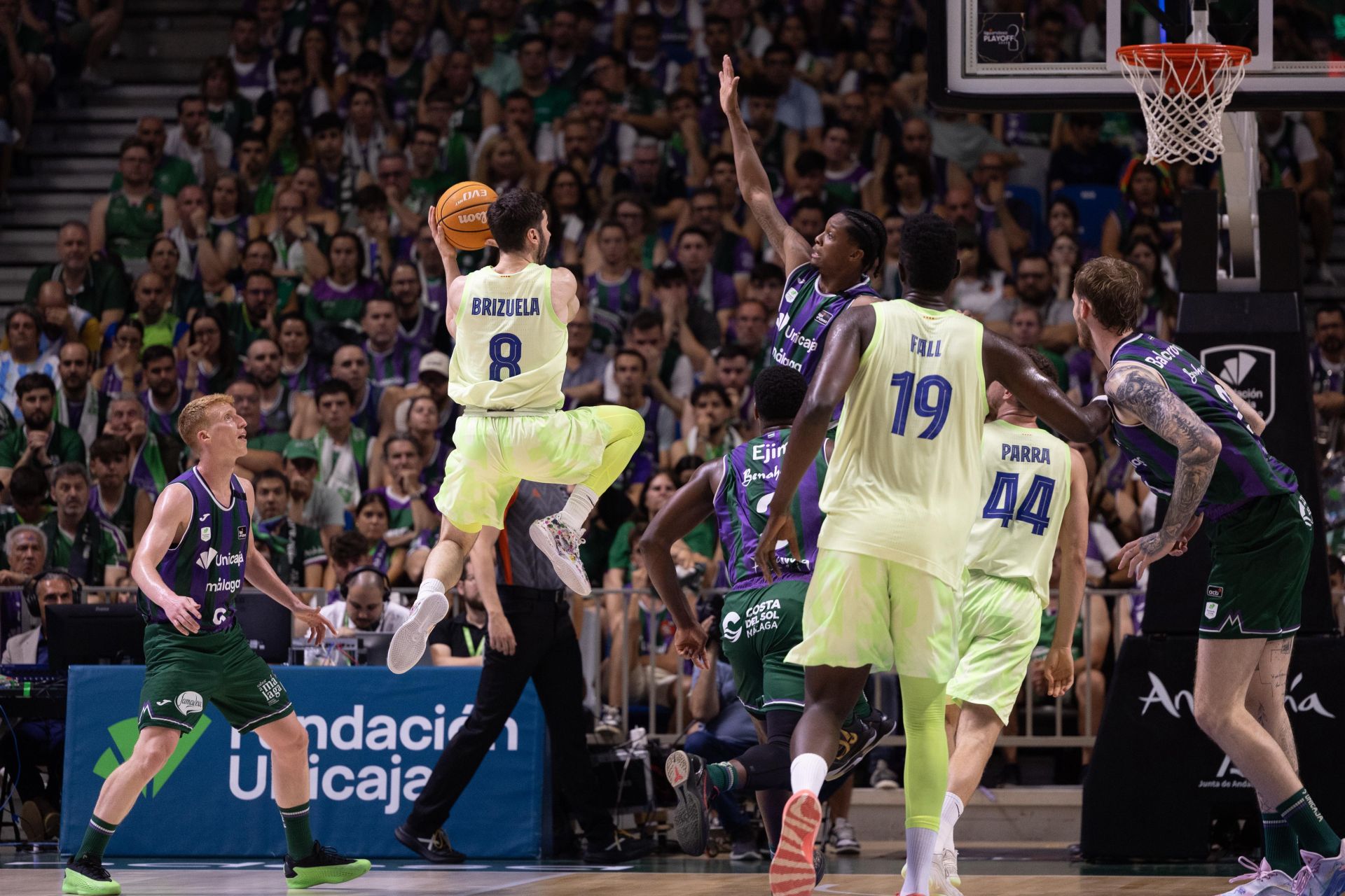 El vibrante Unicaja - Barcelona, en imágenes