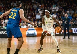 Perry, en el segundo partido contra el Barcelona.