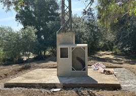 El pozo del Rio Grande que ha sido acondicionado por el Ayuntamiento.