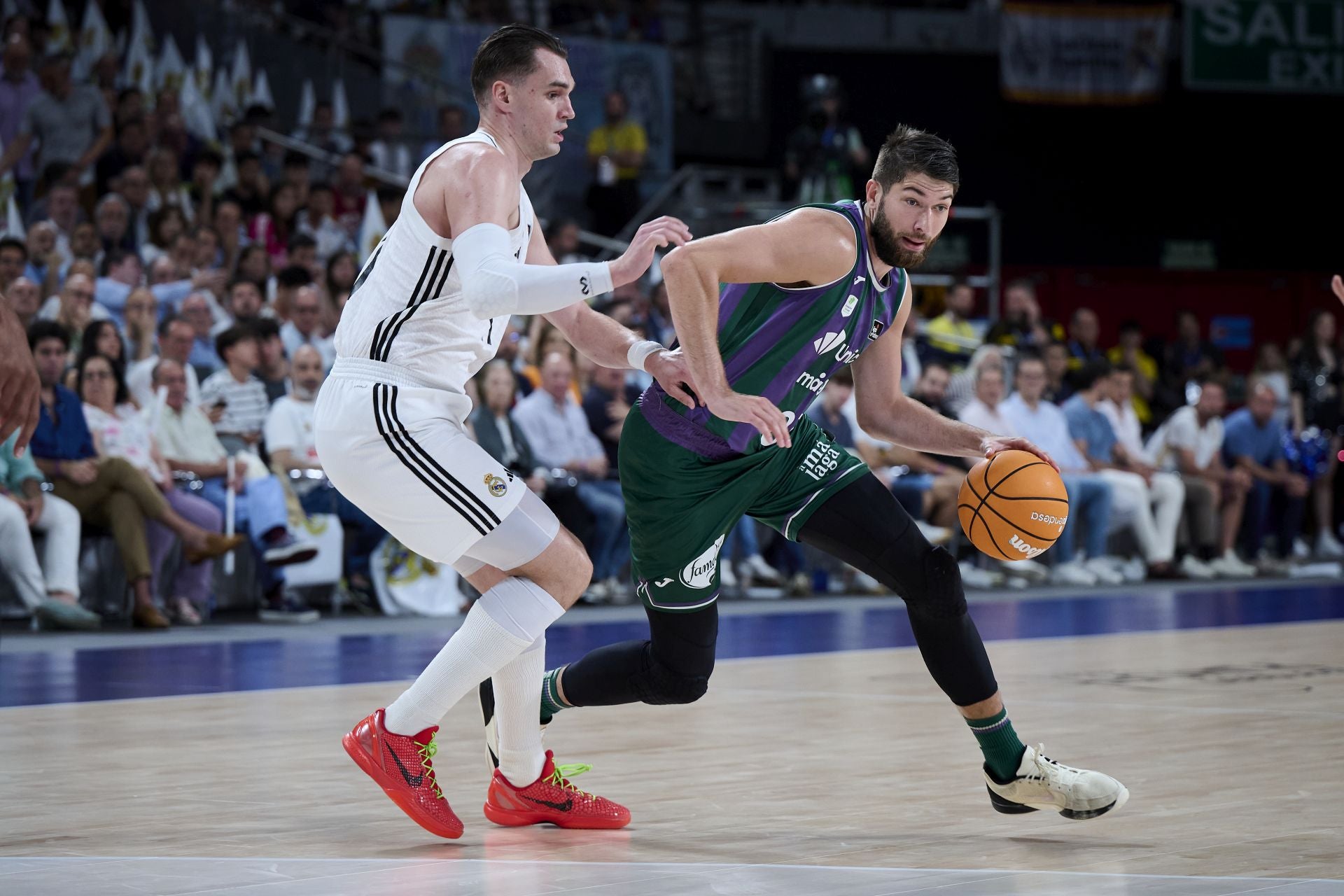 Las mejores imágenes del primer partido de las semifinales Unicaja-Real Madrid