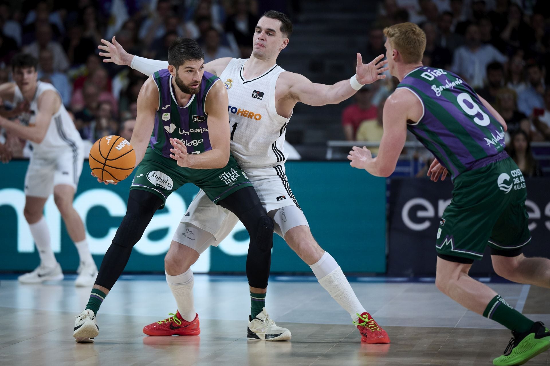 Las mejores imágenes del primer partido de las semifinales Unicaja-Real Madrid