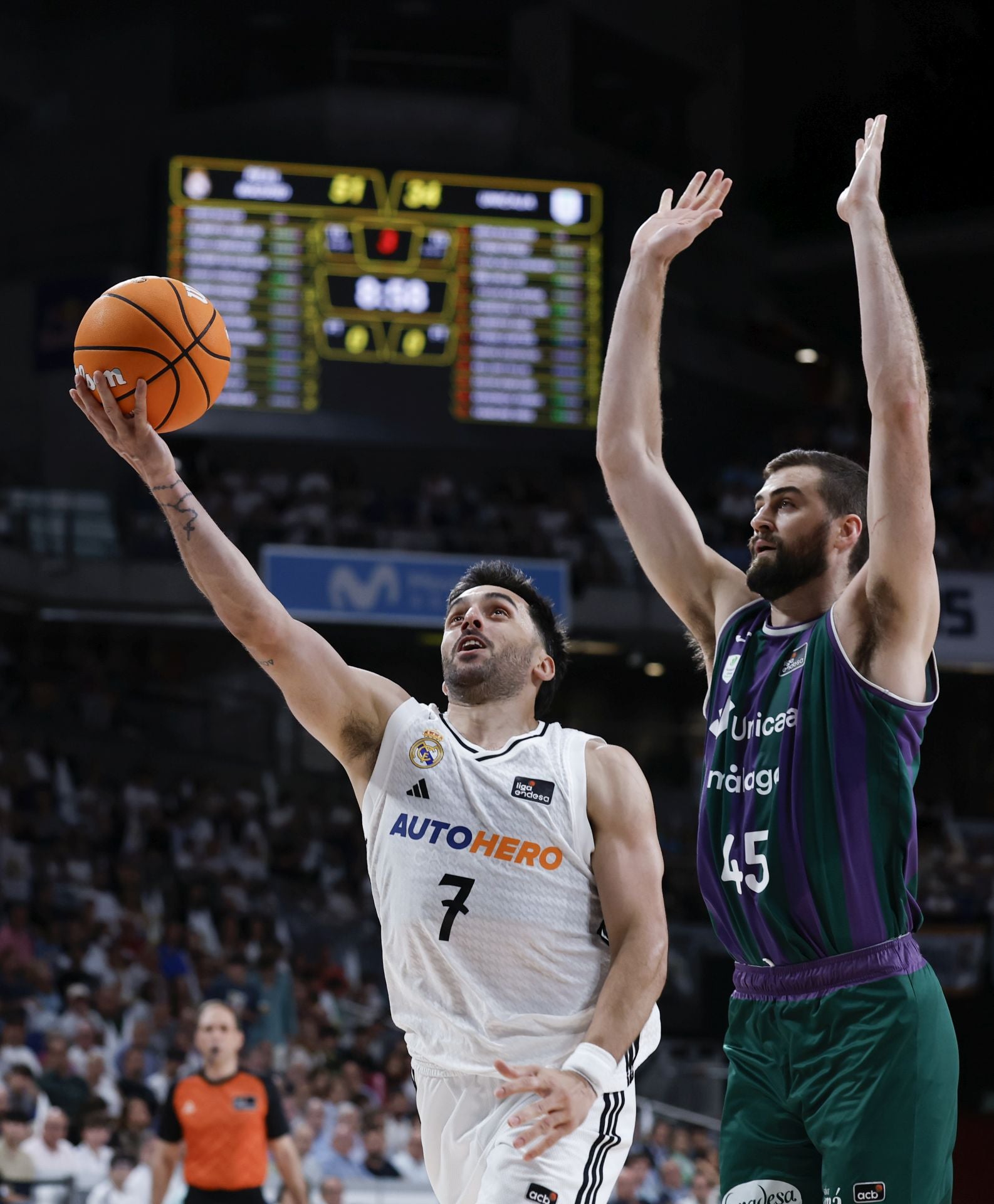 Las mejores imágenes del primer partido de las semifinales Unicaja-Real Madrid