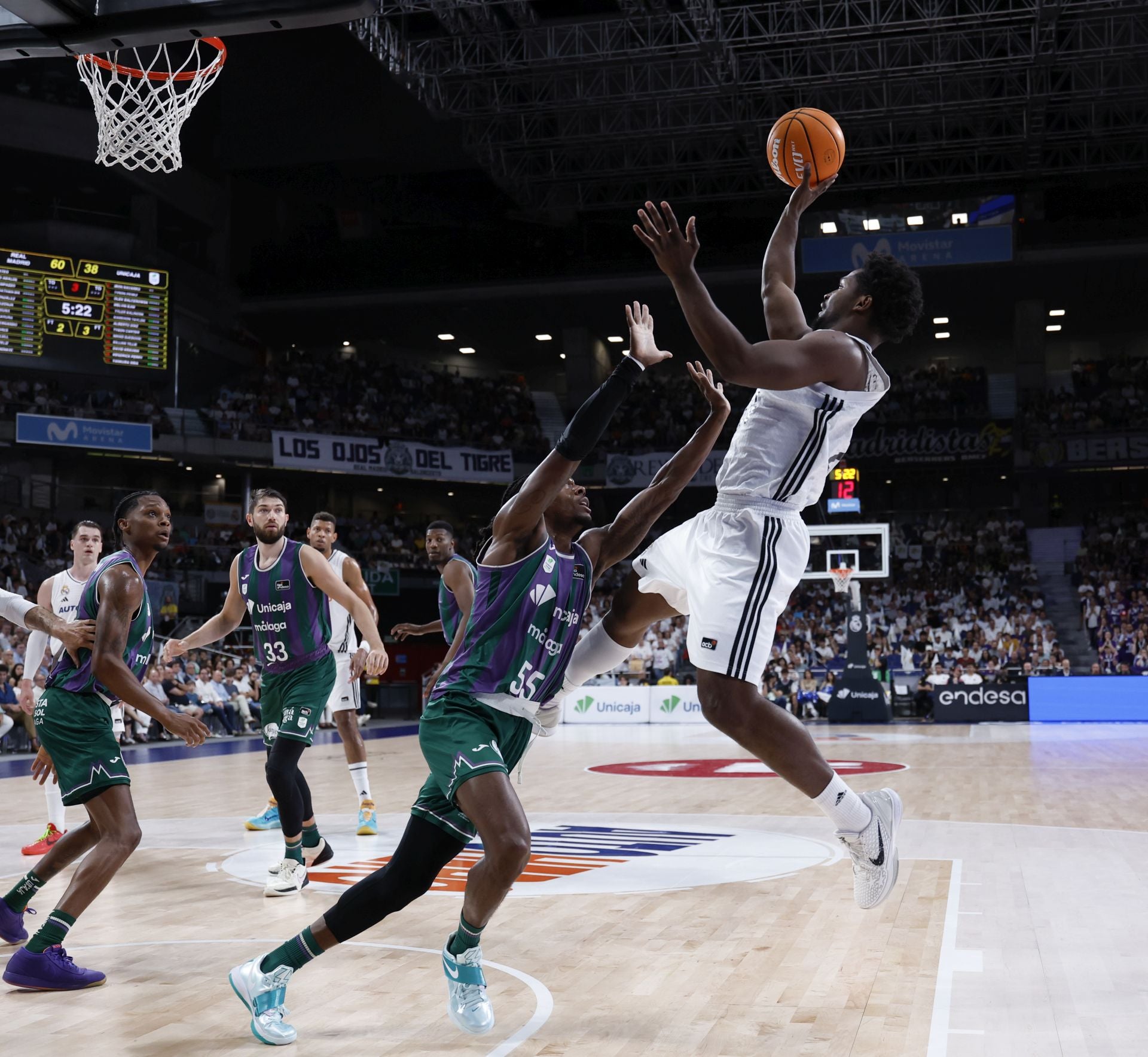 Las mejores imágenes del primer partido de las semifinales Unicaja-Real Madrid
