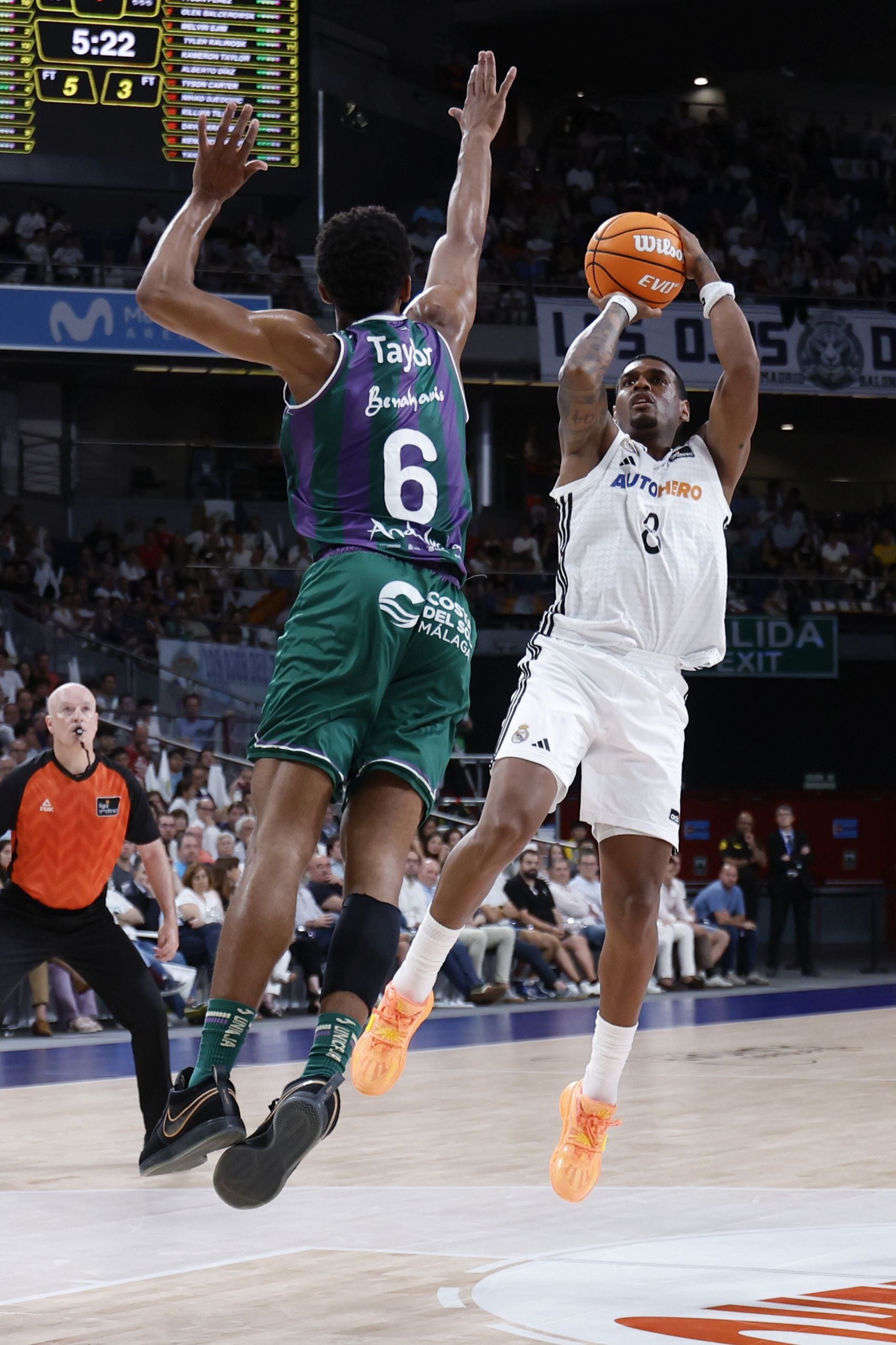 Las mejores imágenes del primer partido de las semifinales Unicaja-Real Madrid