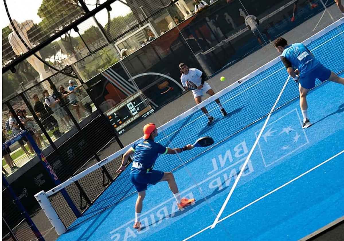 Imagen principal - Los malagueños brillan en el inicio del Major de Roma