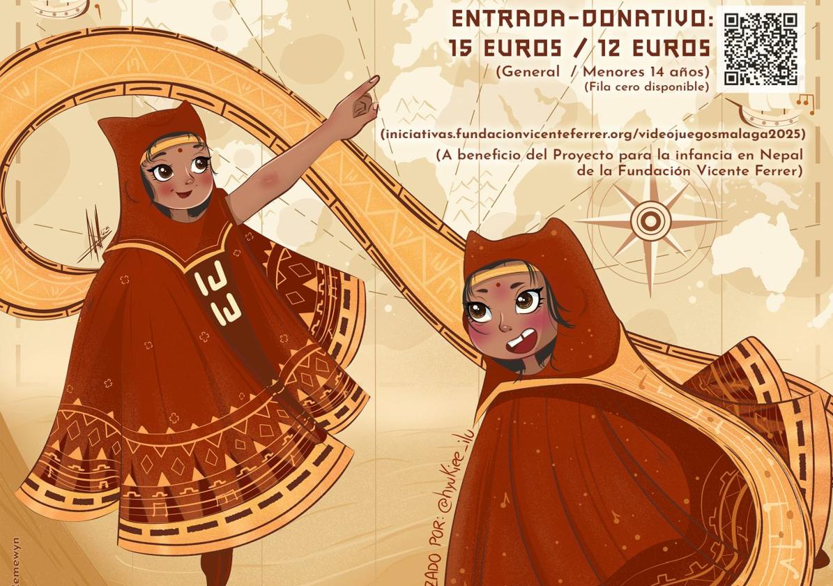Cartel anunciador del evento 'Un viaje por la música de videojuegos'.
