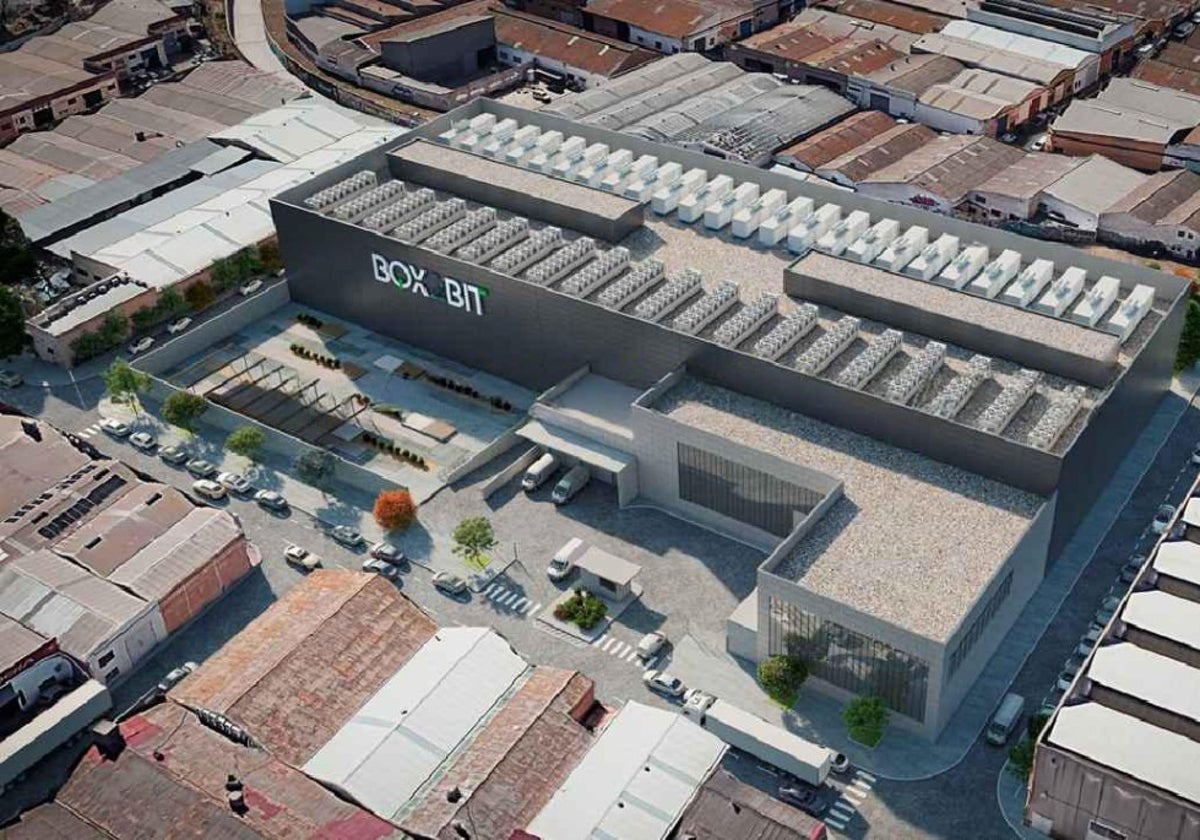 Recreación del proyecto del futuro centro de datos, según el diseño de HCP.