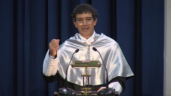 Antonio Banderas es nombrado Honoris Causa por la UMA en 2010